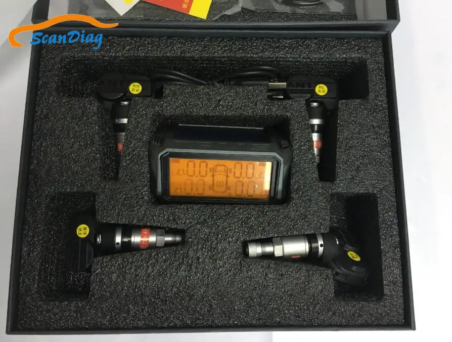 Solar TPMS bezprzewodowy Alarm ciśnienia w oponie w samochodzie Monitor systemu 4 Innerl czujnik temperatury ostrzeżenie bezpieczeństwo samochodu układ słoneczny Solar TPMS bezprzewodowy Alarm ciśnienia w oponie w samochodzie Monitor systemu 4 Innerl czujnik temperatury ostrzeżenie bezpieczeństwo samochodu układ słoneczny