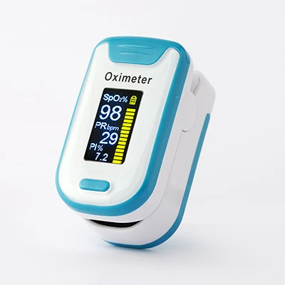 Новое поступление Пульсоксиметр OLED SPO2 PR PI 3 Параметры звуковой сигнал монитор насыщения крови кислородом индекс перфузии - Цвет: Blue