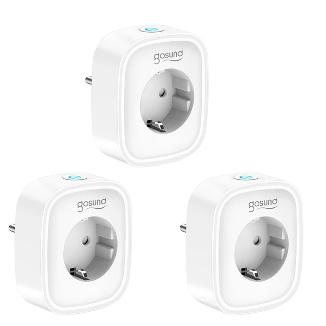Gosund 16A Smart Plug Socket Tuya Smart Wifi Plug Socket Smart Life APP Remote Control With Alexa Google Home Assistance 2021New 3pcs