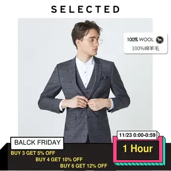 SELECTED Men's Regular Fit 100% Wool Plaid Business Casual Blazer T|41935Z501
SELECTED Men's Regular Fit 100% Wool Plaid Business Casual Blazer T|41935Z501
