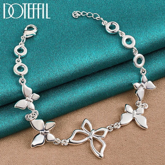 Bloom In Butterfly Chain Bracelet