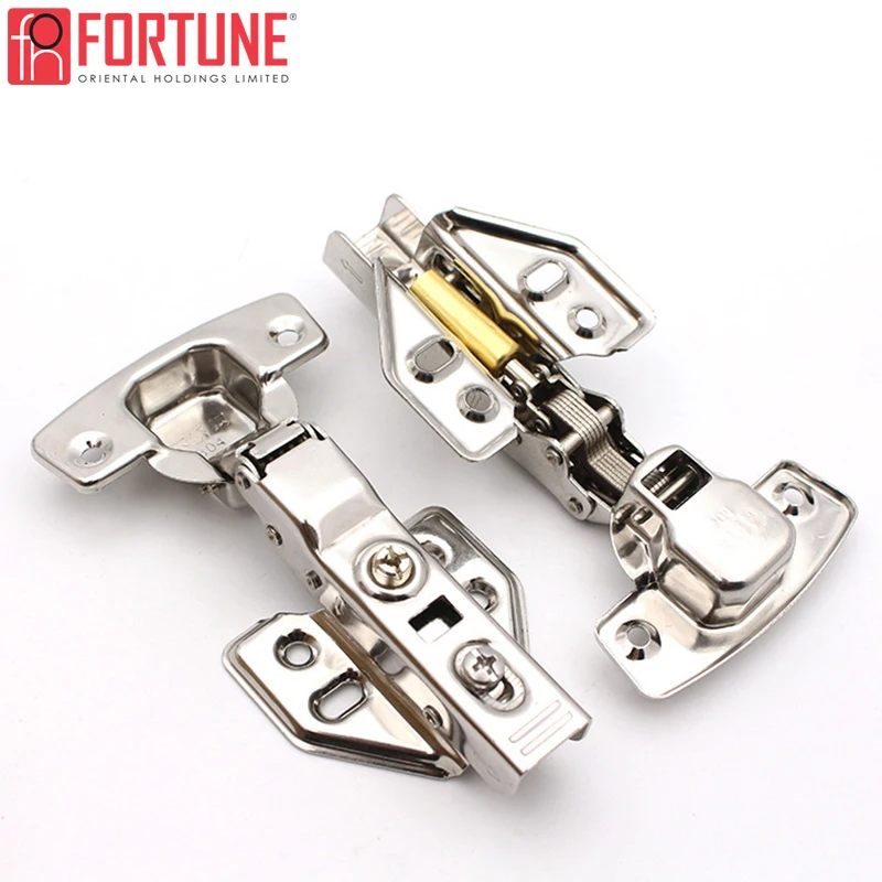 

Furniture Fittings Hinge Rustless Iron Hydraulic Hinge Iron Core Damper Buffer Cabinet Cupboard Door Hinges Soft Close Hardware