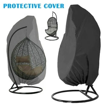 

Outdoor Patio Hanging Chair Cover Heavy Duty Egg Swing Chair Covers Dust Cover Outdoor Garden D6
