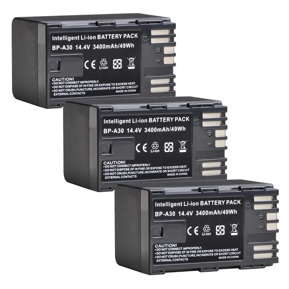 3400mah Bp-a30 Bp A30 Bpa30 Battery For Canon Bp-a30 Bp-a60