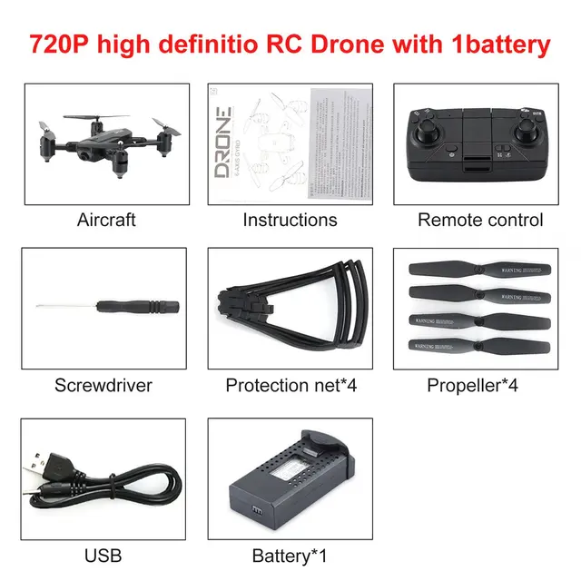 $US $58.42 ZD5-G 720P GPS Folding Drone with Dual Camera Gesture Photo Remote Control Toy Machine Headless Mod