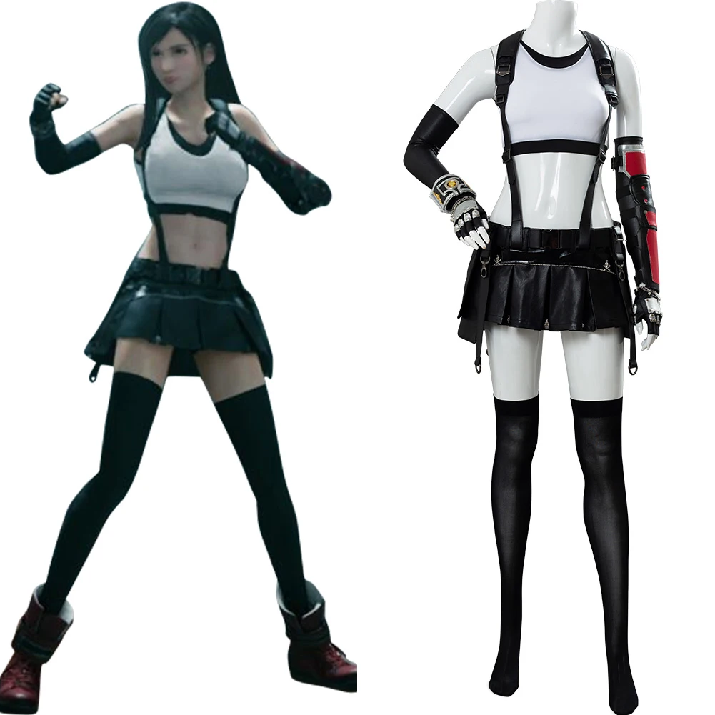 Костюм для косплея финальная фантазия VII 7 костюм локкарда Tifa переделки FF