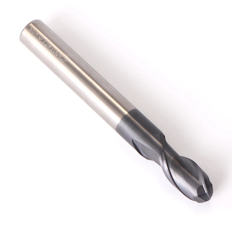 ZGT 1PCS Mill Alloy Carbide Ball Nose End Mills CNC Milling Cutter HRC50 2 Flute Tungsten Steel Endmills Tools | Инструменты