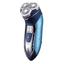 KM-7390 электробритва, бритва, моющаяся, перезаряжаемая, для мужчин, уход за бородой, триммер