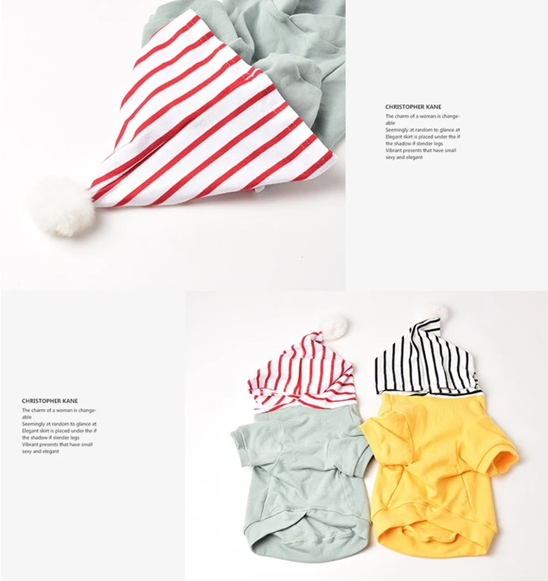 Otouno e invierno ropa con capucha para mascotas suéter de perro cólido y cómodo Teddy Bullfighting Schnauzer ropa