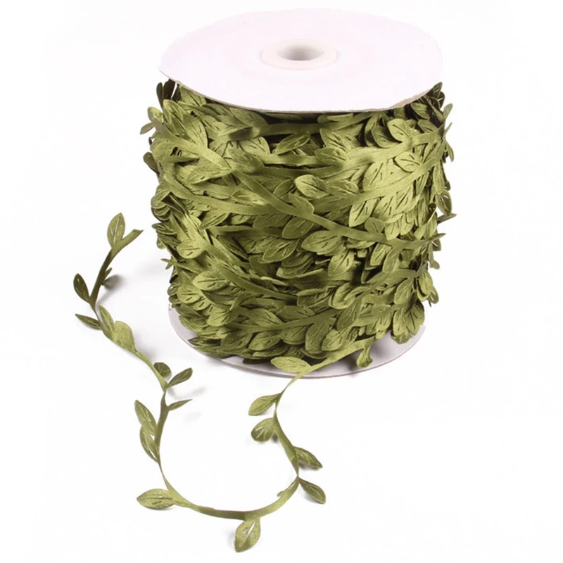 

200 Meters A Roll Artificial Leaf Vine Simulation Leaf Vine Green Leaf Vine Flower Fake Garland Decoration Home Wall Garden Part