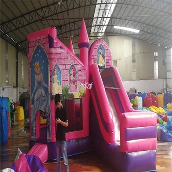 

Prodgf 1Pcs A Set total lady girl princess style castle inflatable slides