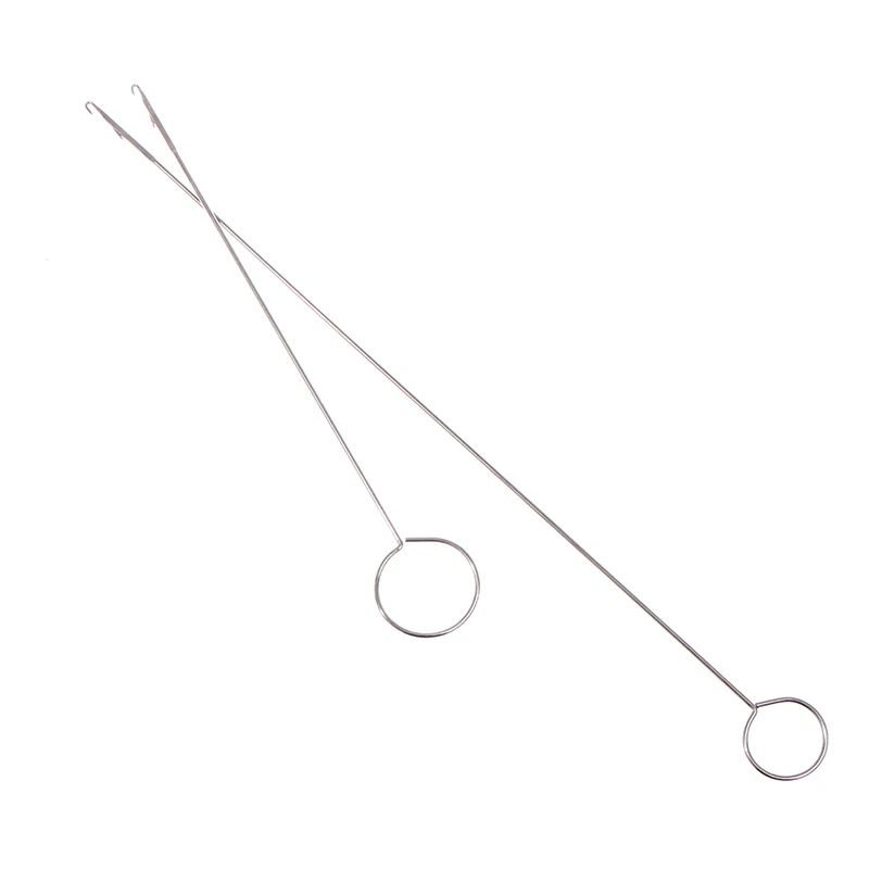 2 Crochets En Acier Inoxydable Extra Longs (26,5 Cm) Pour Couture - Retourner Les Tubes, Passer Les Ceintures