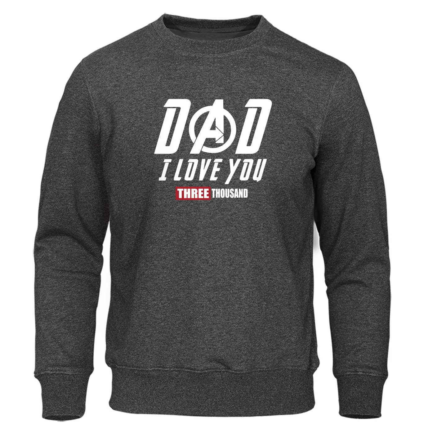 

I Love You Three Thousand Tony Stark Sweatshirt Hoodies Streetwear The Avengers Pullover Men Autumn Sweatshirts Iron Man Hoody