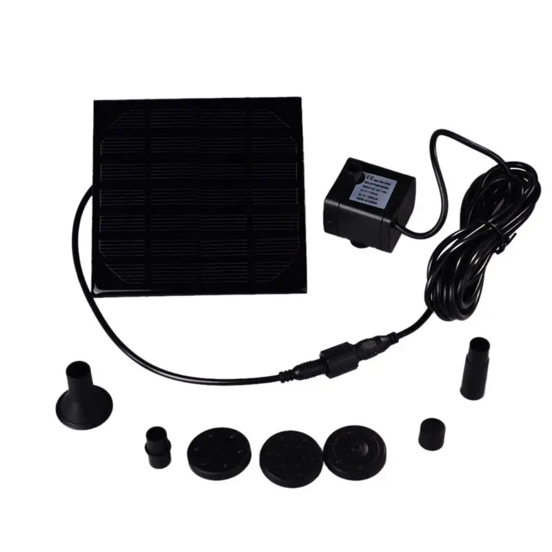 

1.4 W Solar Fountain Water Pump PV Panel Kit Bird Bath Small Pond Patio Garden