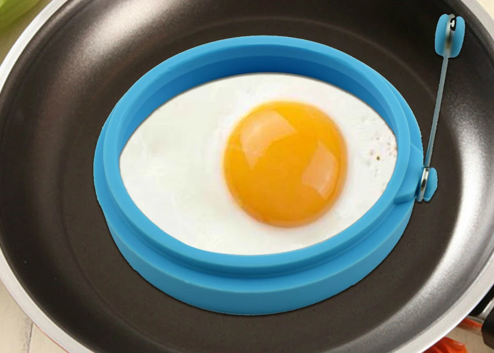1 шт. круглая силиконовая форма в виде яйца для завтрака|shape for eggs|omelette mouldfor eggs |