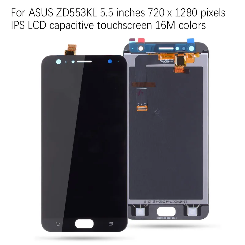 Дисплей для ASUS Zenfone 4 Selfie ZD553KL LCD в сборе с тачскрином 5.5'' черный