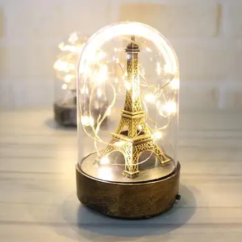

Valentine's Day Gift Paris Tower Light Romantic Display Lamp Students Room Decor Bar Cabinet Decoration Lighting Crafts Props