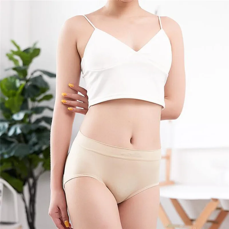 best shapewear for tummy Women Sponge Padded Abundant Buttocks Pants Lady Push Up Middle Waist Padded Panties Briefs Underwear shapewear