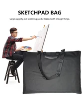  A3 Nylon Waterproof Art Portfolio Tote Bag Art Bag for drawing Board Shoulder  Drawboard Case 16x21 inch Storage Bag Sketching 