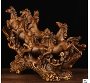 

Eight jun xiongfeng horse furniture sitting room desk decoration company opening gifts and crafts Home Animal wholesale