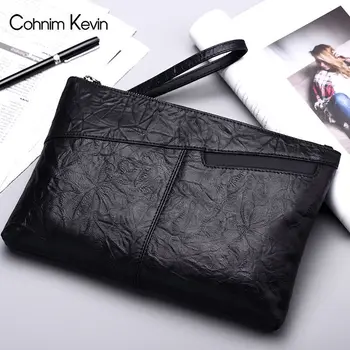 

Men's Clutch Leather Handbag Mobile Phone Bag Large Capacity Clutch Bag Casual