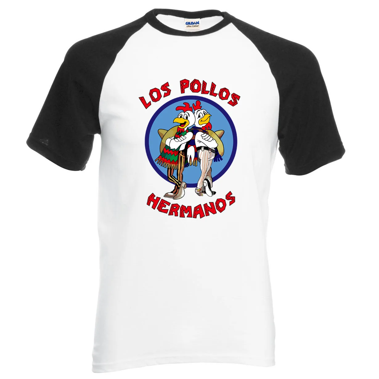 Футболка с надписью Breaking Bad LOS POLLOS Hermanos футболка принтом Chicken Brothers коллекция 2020