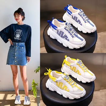 

2020 women's sports shoes fashion platform women's shoes walking shoes High quality classic women's canvas shoes new flat shoes