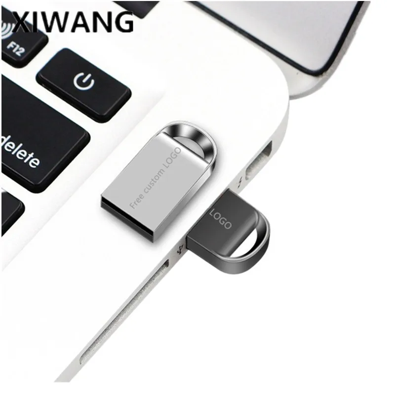 Супер мини usb флеш-накопитель 64 ГБ 32 ГБ 16 ГБ 8 ГБ 4 ГБ металлическая ручка-накопитель 128 ГБ Флешка карта памяти u диск Портативный бесплатный логотип