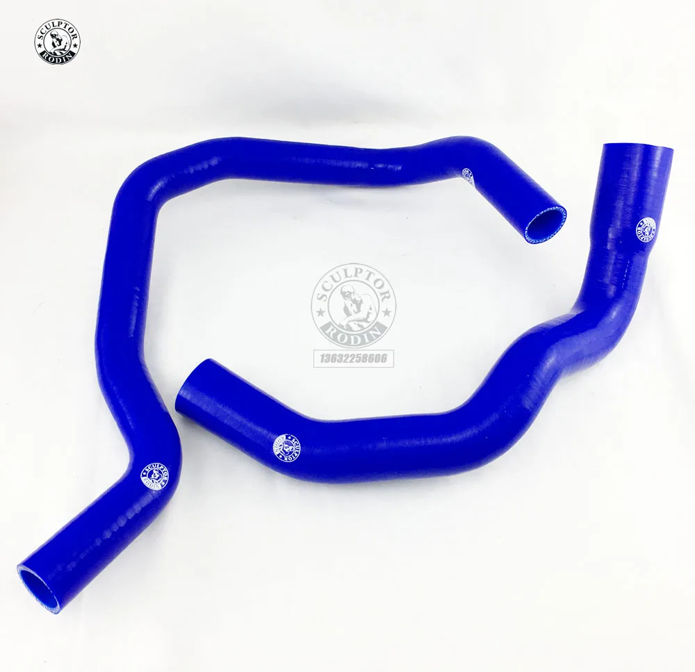 Силиконовый шланг радиатора для Jeep Cherokee XJ 4.0l 242 CID L6 1984-2005(2 шт) красный/синий/черный