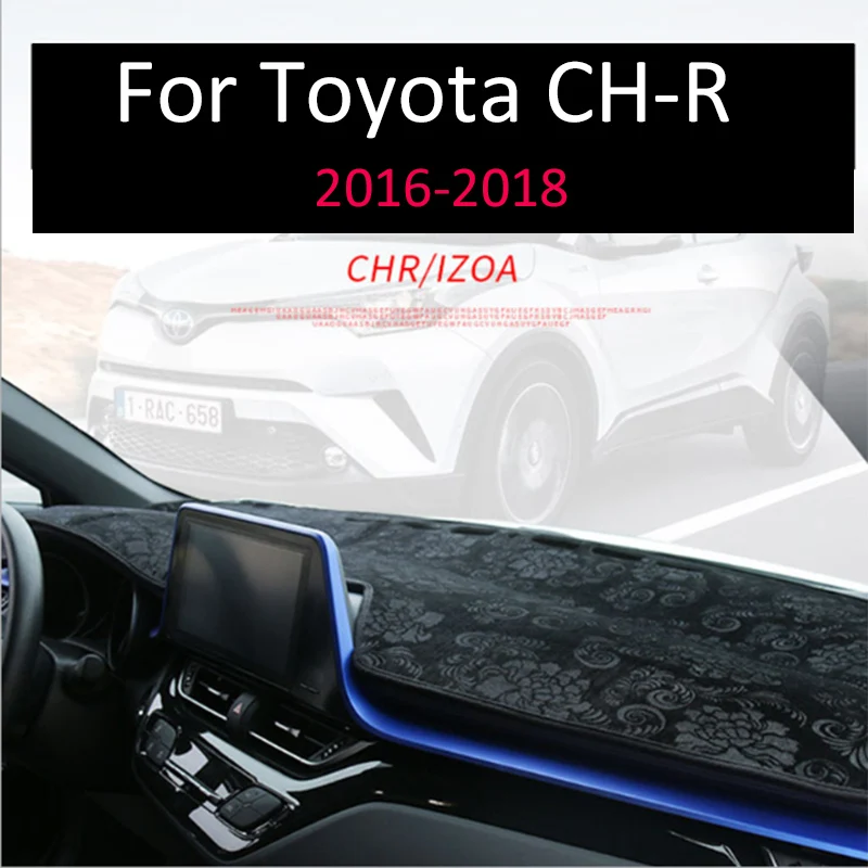 

Car Dashboard Mat Auto Sun Shade Cover Cushion Pad Interior Protector Carpet LHD For Toyota C-HR CHR 2016 2017 2018