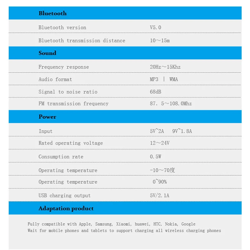 Автомобильный аудио mp3-плеер Bluetooth fm-передатчик с QC 3,0 двойной USB зарядное устройство VDX99