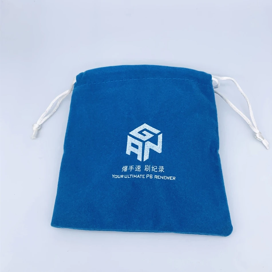 GAN High quality flannel bags For cubes,No-logo flannel bags,Effectively protect your cubes,GAN lube Qiyi lube for speed cube 7