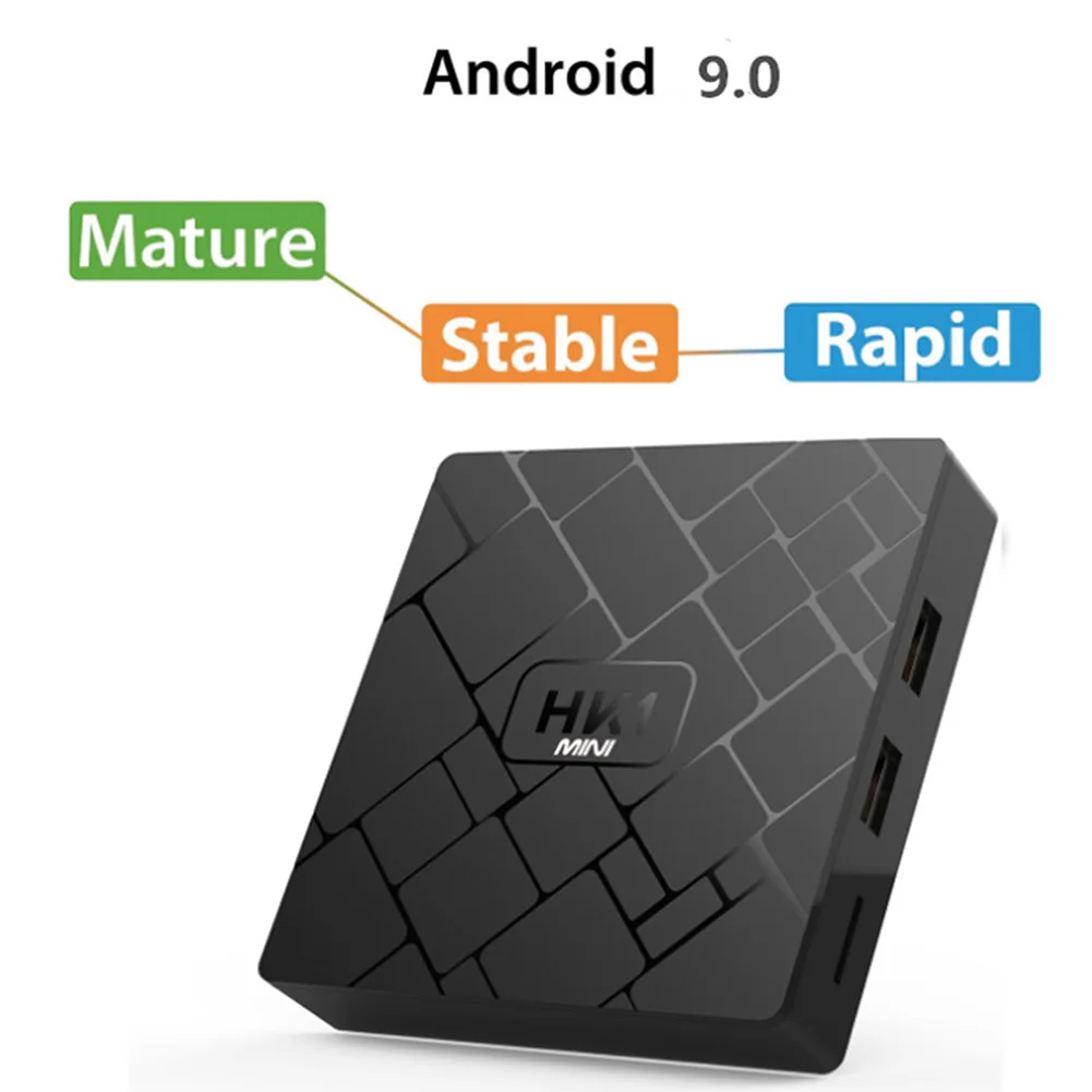 HK1 Мини ТВ приставка Android 9,0 Смарт ТВ приставка RK3229 четырехъядерный 2 Гб ОЗУ 16 Гб ПЗУ 2,4G Wifi 4K HD медиаплеер телеприставка 2 ГБ+ 16 Гб