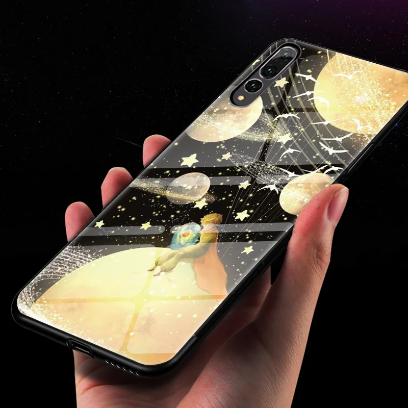 Чехол из закаленного стекла для Xiaomi mi 8 Lite CC9 A2 6X5 5S 6 mi x 2S Max 3 Space Planet для Red mi 5 Plus 7A S2 Note 5 6 7 Pro