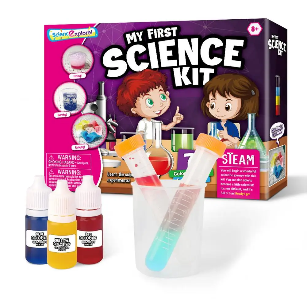 My First Science Kit Kids Science Experiment Kit 38 Experiments Aged 3-8