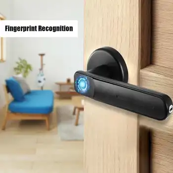 

cerradura puerta Intelligent Fingerprint Door Lock Keyless Security Entry Handle Locks for Home Apartment Office