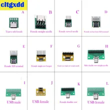 

cltgxdd 1pcs Data Jack Charging Cable, Pin Header Breadboard, 90 Degree, USB 3.0 2.0, Female Male Connector