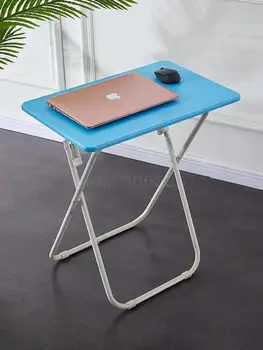 

Portable folding table single eating small table computer table simple long table casual home table and chairs