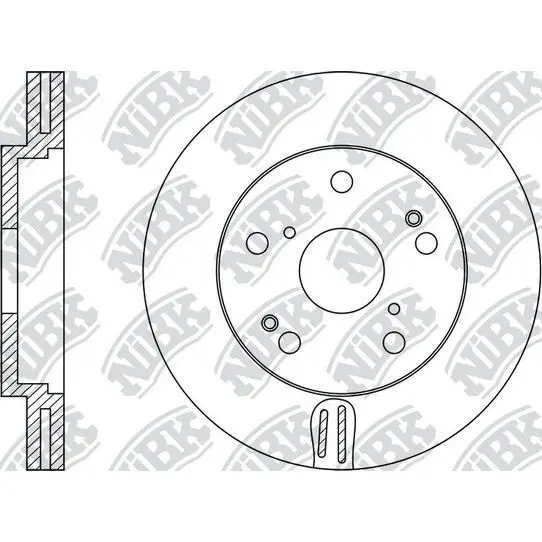Диск тормозной HONDA CR-V II 16" 05-06/ACCORD 16" 03- передний в