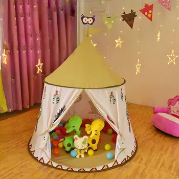 

Portable Kids Teepee Tent Princess Castle Baby Indoor Game Playing House