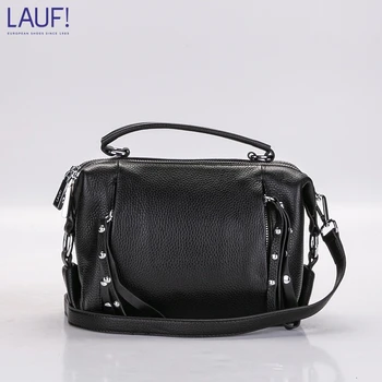 

Women's bag c0152 Black, Lauf!, leather