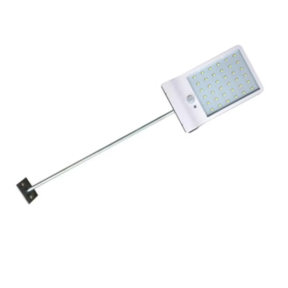 ICOCO 36LED солнечный свет 450LM супер яркий PIR датчик движения IP65 Водонепроницаемый Регулируемый уличный фонарь для сада двора - Испускаемый цвет: Белый