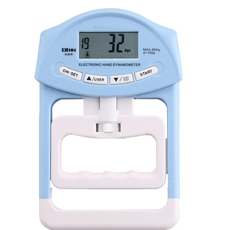 2 200LBS 90KG Digital LCD Dynamometer Hand Grip Power Fitness Measurement Strength Training Muscle Developer Body Building EH101