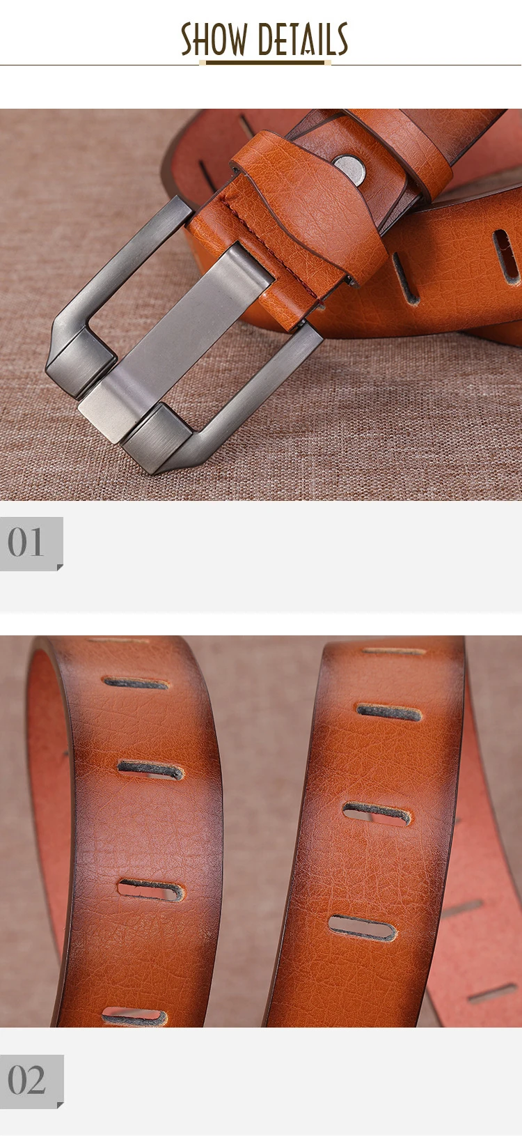 Men's business leisure men's belt wide needle imitation leather belt cheap designer belts