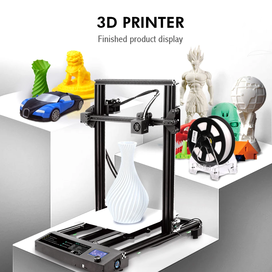 SUNLU FDM 3D-принтеры размера плюс большой размер печати работает автоматический 3D