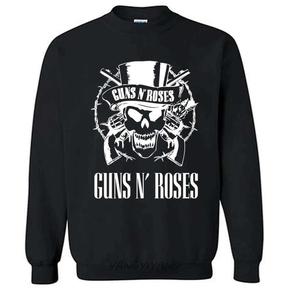 

Guns N Roses pattern cotton sweatshirts men brand sweatshirt drop shipping fashion hoodies male
