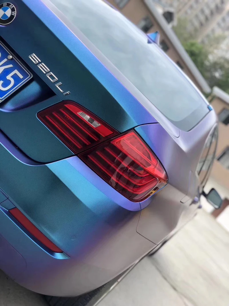 Pearl Chameleon Metallic Purple Blue Vinyl Film Sticker-12