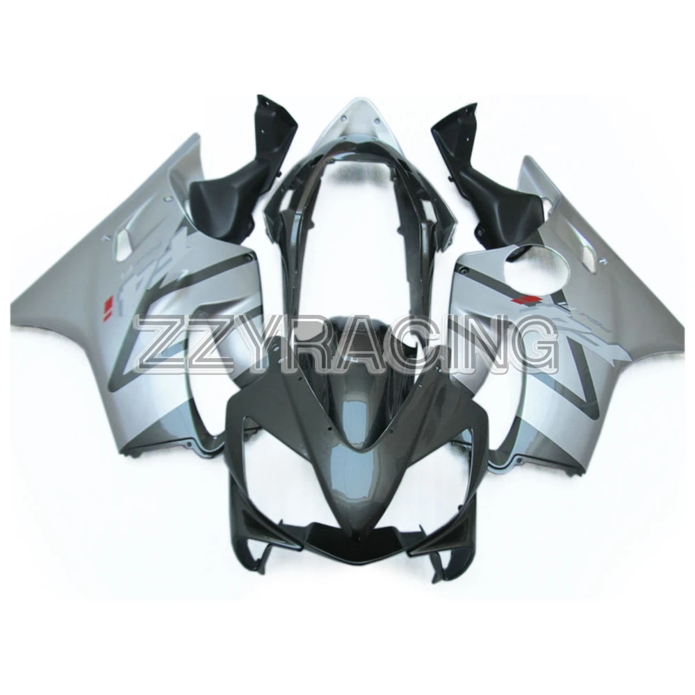 

Complete Fairings Kits for Honda CBR600 F4i 2001 2002 2003 F4i 01 02 03 Injection ABS Plastic Bodywork Silver Grey Black Panels