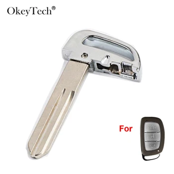 

OkeyTech Smart Card Insert Small Key For Hyundai I30 IX25 IX35 Elantra Sonata Verna Creta Tucson Solar Remote Emergency Blade