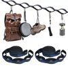 2pcs Hammock strap Outdoor Camping Hammock Garden Swing Straps Rope High Strength Tree Hanging Load-Bearing Strap Rope 3